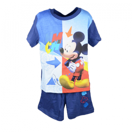 Compleuri baieti de vara - Compleu 2 piese pentru baieti Setino Mickey Mouse 831-165AL-110-cm, Multicolor