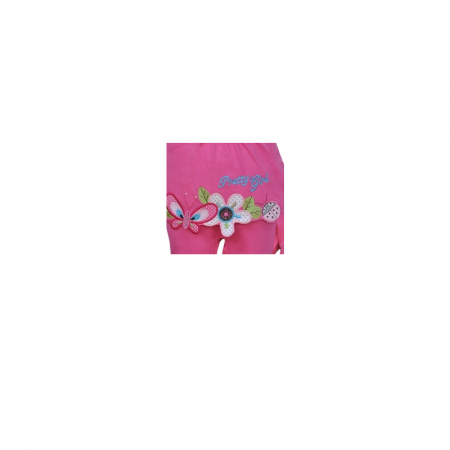 Compleu 2 piese salopeta si bluza pentru fete Koala Rusalka 03-829F-80 cm, Fucsia [1]