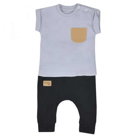 Compleuri baieti de vara - Compleu 2 piese de vara pentru baieti Koala Summer Boy 07-727G-74, Multicolor