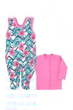 Compleuri  fete maneca lunga - Compleu 2 piese pentru copii Koala Tropical 07-176R-62, Roz