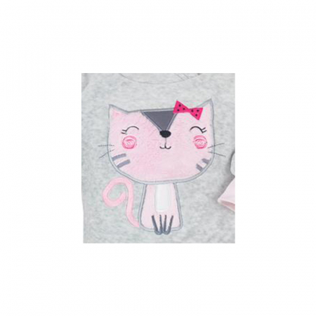 Compleu 2 piese pentru fete Koala Przytulak 07-013-86-cm, Gri [1]