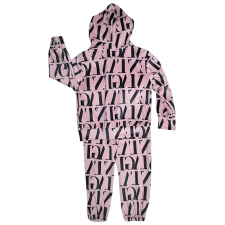 Trening 2 piese din catifea pentru fete Lucky Girl 5070R, Roz [1]