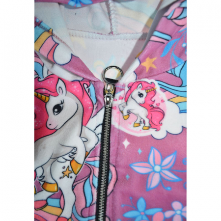 Trening 2 piese din catifea pentru fete Lucky Girl 5070RZ, Roz [2]