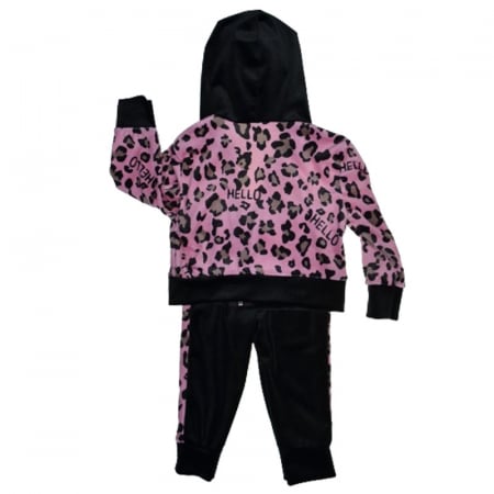 Trening 2 piese din catifea pentru fete Lucky Girl 5070F, Fucsia [1]