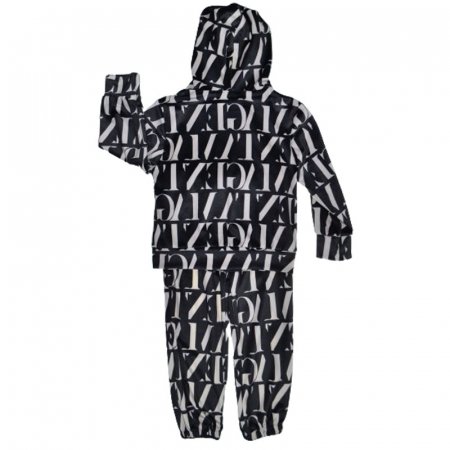 Trening 2 piese din catifea pentru fete Lucky Girl 5070N, Negru [1]
