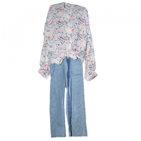 Compleuri  fete maneca lunga - Compleu 2 piese pentru fete Pretty 0357, Multicolor