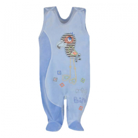 Compleu 2 piese salopeta si bluza copii Koala 2627-AL1-74-cm, Albastru [1]
