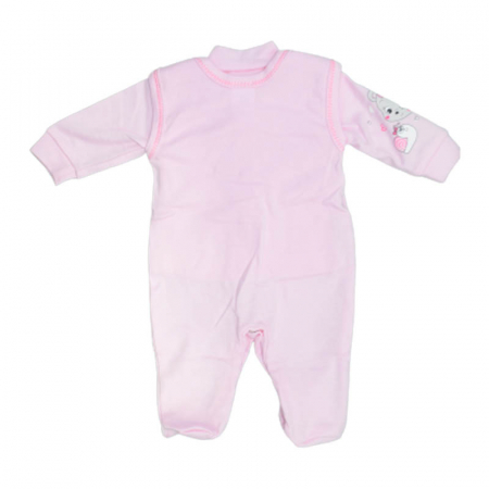 Compleu 2 piese salopeta si bluza pentru fete GAMA 714079-R, Roz [1]