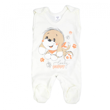 Compleu 2 piese salopeta si bluza pentru copii GAMA 714079-C, Crem [2]