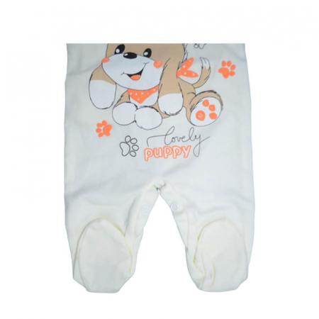 Compleu 2 piese salopeta si bluza pentru copii GAMA 714079-C, Crem [4]