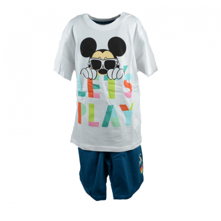Compleuri baieti de vara - Compleu 2 piese vara baieti E Plus M Mickey Mouse DIS MFB 52 12 DIS MFB 52 12 7555-1-110-cm, Multicolor