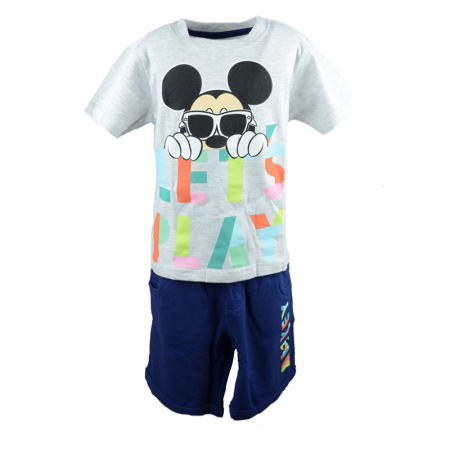 Compleuri baieti de vara - Compleu 2 piese vara baieti E Plus M Mickey Mouse DIS MFB 52 12 DIS MFB 52 12 7555-110-cm, Multicolor