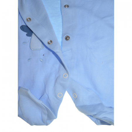 Set 4 piese salopeta cu maneca lunga, caciula, manusi si baveta pentru baieti Zuff S010823, Albastru [3]