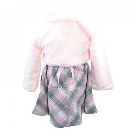 Compleu 2 piese bolerou si rochita pentru fete Happy House HH562R, Roz [1]