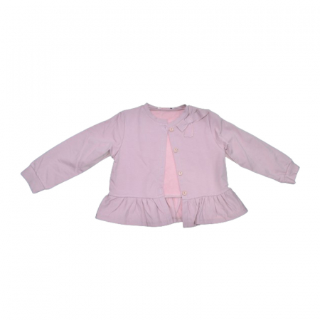 Compleu 3 piese pantaloni, bluza si cardigan pentru fete Baby Rose, COMP-4675, Roz [4]