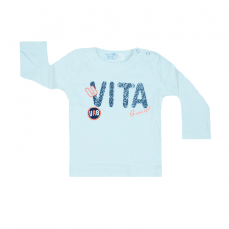 Compleu 3 piese pantaloni, bluza si hanorac pentru baieti Vitamins 1807B, Bleumarin [6]