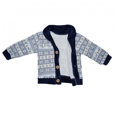 Compleu 3 piese pantaloni, bluza si jacheta pentru baieti Mini Junior CMP-MJB, Albastru [4]
