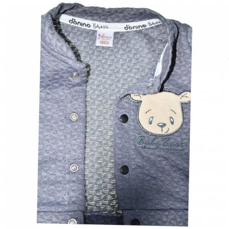 Compleu 3 piese pantaloni, bluza si jacheta pentru baieti Mini Junior COMP-MJ31, Gri [3]