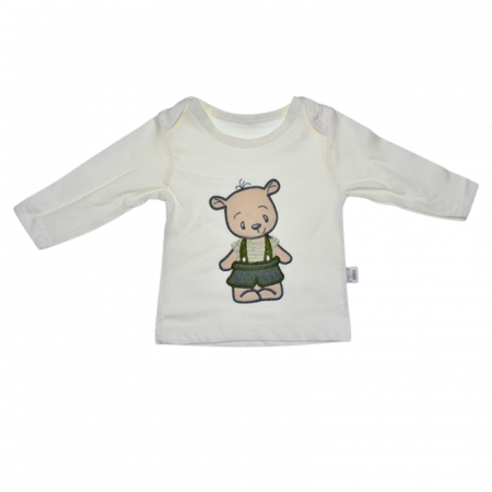 Compleu 3 piese pantaloni, bluza si jacheta pentru baieti Mini Junior SETMJ-43, Verde [3]