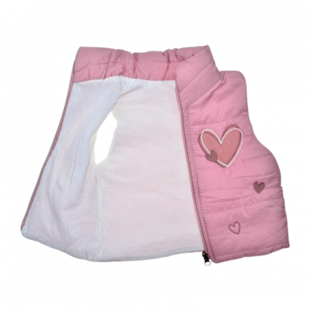 Compleu 3 piese pantaloni, bluza si vesta, pentru fete, Mini Junior CMP2021R, Roz [5]