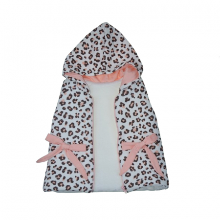Compleu 3 piese pantaloni, bluza si vesta pentru fete Mini Junior COMP-6321, Roz [3]
