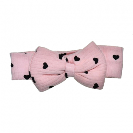 Compleu 3 piese pantaloni, body si bentita pentru fete Mini Junior COMP-MJ10, Roz [2]