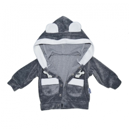 Compleu 3 piese pantaloni, body si jacheta pentru baieti Mini Junior CMP-1197, Gri [4]
