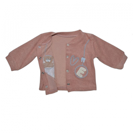 Compleu 3 piese pantaloni, body si jacheta pentru baieti Mini Junior CMP-2459, Maro [3]