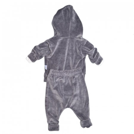 Compleu 3 piese pantaloni, body si jacheta pentru baieti Mini Junior CMP-MJ5, Gri [1]