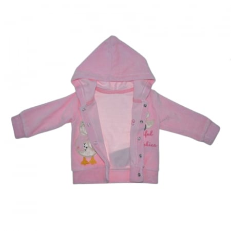 Compleu 3 piese pantaloni, body si jacheta pentru fete Mini Junior CMP-7050R, Roz [4]