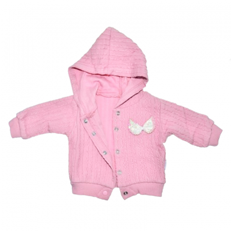 Compleu 3 piese pantaloni, body si jacheta pentru fete Mini Junior COMP-MJ30, Roz [3]