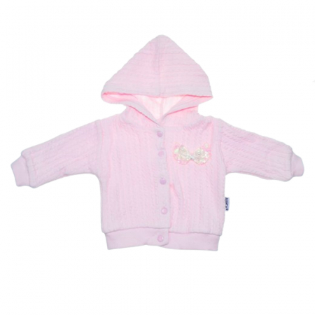 Compleu 3 piese pantaloni, body si jacheta pentru fete Mini Junior SETMJ-12, Roz [4]