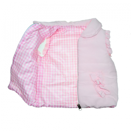 Compleu 3 piese pantaloni, vesta si bluza pentru fete Mini Junior COMP-MJ27, Roz [3]