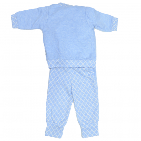 Compleu 3 piese pentru baieti Mini Junior BBW-18-56-2117, Albastru [1]