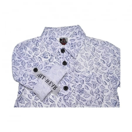 Compleu 4 piese pantaloni, camasa, papion si bretele pentru baieti Mini Junior, COMP-1173, Bleumarin [4]