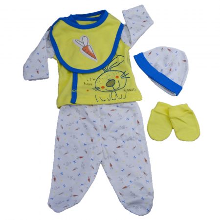 Compleuri baieti maneca lunga - Compleu 5 piese pentru baieti Mini Junior BBW-31-62, Multicolor