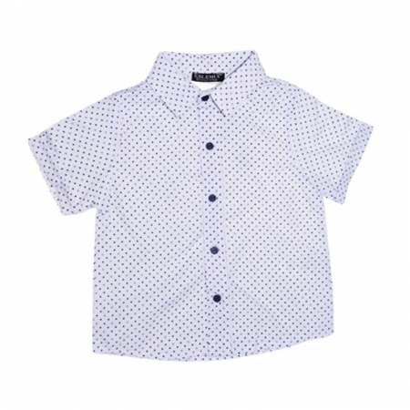Compleu casual, de vara, 4 piese, pentru baieti, Mini Junior 2752B, Bleumarin [5]