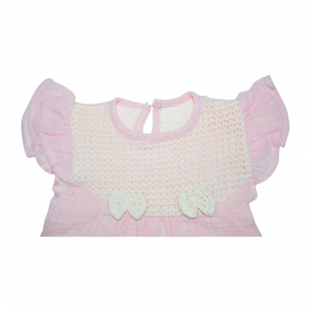Compleu de vara din 2 piese, pentru fete, Mini Junior 2391R, Roz [2]