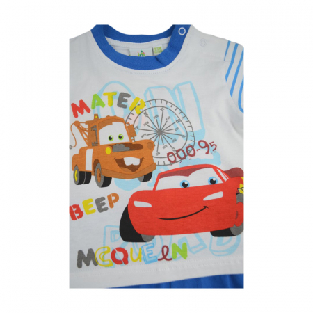 Compleu 2 piese de vara pentru baieti Disney DISK-JTSET41151_68-74 cm, Bleumarin [2]
