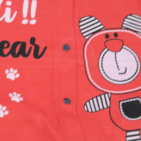 Compleu din 2 piese jerseu cu maneca lunga si pantaloni pentru baieti Findik baby 31270, Rosu [2]