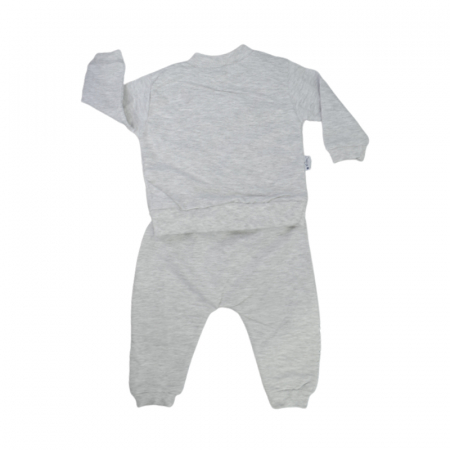 Compleu din 2 piese bluza cu maneca lunga si pantaloni pentru fete Findik baby 110822-1, Gri [1]