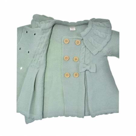 Compleu din 2 piese, bluza si pantaloni, pentru fete, Mini Junior 4142V, Verde [4]