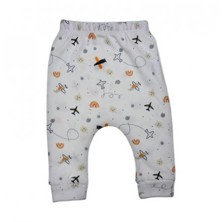 Compleu din 2 piese, body si pantaloni, pentru baieti, Mini Junior 50026C, Crem [3]