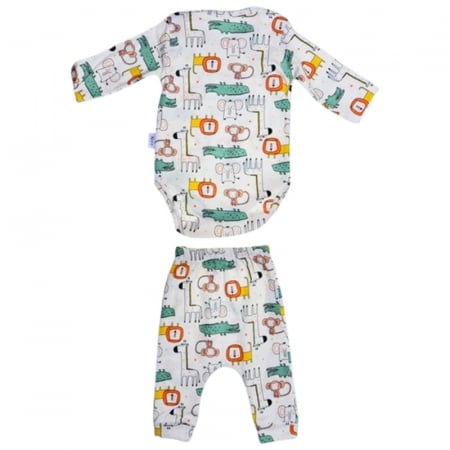 Compleu din 2 piese, body si pantaloni, pentru baieti, Mini Junior 50026C3, Multicolor [1]