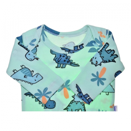 Compleu din 2 piese, body si pantaloni, pentru baieti, Mini Junior 50026V, Verde [3]