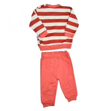 Compleu din 2 piese, pantaloni si bluza, pentru baieti, Mini Junior 2608R, Rosu [1]