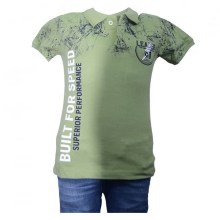 Compleu din 2 piese tricou si blugi pentru baieti WIGGLE KIDS 220323-VR, Verde [3]