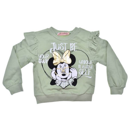 Compleu din 3 piese pantaloni, bluza si vesta, pentru fete, Mini Junior 5751V, Verde [4]