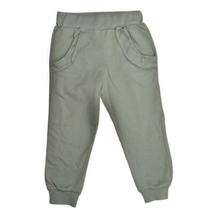Compleu din 3 piese pantaloni, bluza si vesta, pentru fete, Mini Junior 5751V, Verde [2]