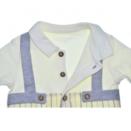 Compleu format din 5 piese pentru baieti Mini Junior COMP-4156, Gri [3]